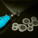 10X 35mm Mini Diamond Cutting Disc Saw Blade for Glass Rotary Tool 3mm Shank