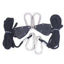 2pcs 2m Pulley Rope Ratchet 150lb Heavy Locking Hanger Lifting Lanyard Tent qwe