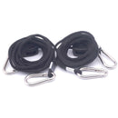 2pcs 2m Pulley Rope Ratchet 150lb Heavy Locking Hanger Lifting Lanyard Tent qwe