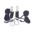 2pcs 2m Pulley Rope Ratchet 150lb Heavy Locking Hanger Lifting Lanyard Tent qwe