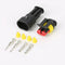 5pcs 2pUniversal Car Electrical Wire Connector Terminal 1.5 Way Terminal AHB