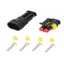 5pcs 2pUniversal Car Electrical Wire Connector Terminal 1.5 Way Terminal AHB