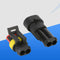 5pcs 2pUniversal Car Electrical Wire Connector Terminal 1.5 Way Terminal AHB
