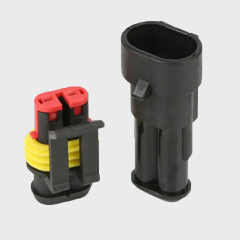 5pcs 2pUniversal Car Electrical Wire Connector Terminal 1.5 Way Terminal AHB