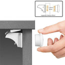 4X Magnetic Cabinet Locks Baby Safety Invisible Child Kids Proof Cupboard New as