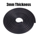 1M Black Air Silicone Vacuum Hose Line Tube Pipe Silicone 3mm WLW