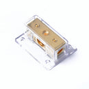 Audio Stereo Solar Amp Power/Ground Cable Splitter Distribution Block 2 PET