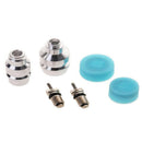 6X High Low Pressure Dust Cover Air Conditioning Valve Core Replacement MKT