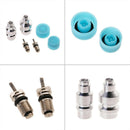 6X High Low Pressure Dust Cover Air Conditioning Valve Core Replacement MKT