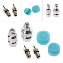 6X High Low Pressure Dust Cover Air Conditioning Valve Core Replacement MKT
