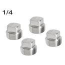4x 1/4 in Pipe Boat Marine Stainless Replacement Transom Garboard Drain Plug jFS
