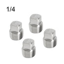4x 1/4 in Pipe Boat Marine Stainless Replacement Transom Garboard Drain Plug jFS