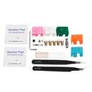 PT100 Silicone Heat Block 1.75mm Nozzle Cleaning Drill Tweezers Wrench K EMF