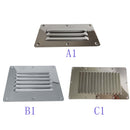 127mm Louvre Air Vent | Stainless Steel Air Vent | Boat, Caravan, House  MFF