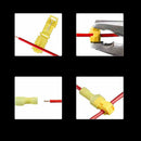 2 Box 120X Quick Lock Splice Wire Connector Terminal Crimp Clip Car Wiri LXD