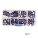 145Pcs R134a O-Ring  Assorted Car HNBR A/C System R134a Air Conditioning  MZQ