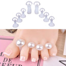 2 Set Toe Separator Silicone Foot Nail Art Tools Pedicure Nails Painti UXO