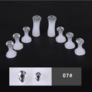 2 Set Toe Separator Silicone Foot Nail Art Tools Pedicure Nails Painti UXO