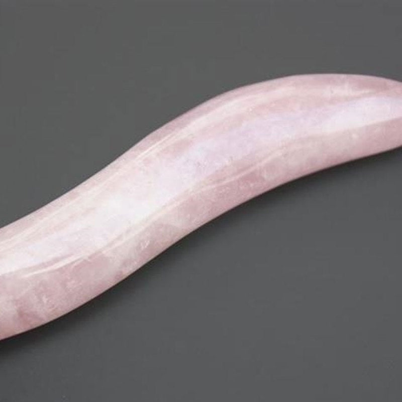 Natural Popular Facial Body Gua Sha Massager Rose Quartz Beauty Tool IYN