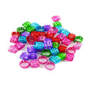 Lots Adjustable Dreadlocks Beads Braids Hair Clips Cuff Dreads Tube Ring N VCC