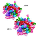 Lots Adjustable Dreadlocks Beads Braids Hair Clips Cuff Dreads Tube Ring N VCC