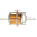 2pcs Universal Inline Gas Petrol Fuel Filter 6/8mm Pipe For Car Motorcyc MWB