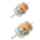 2pcs Universal Inline Gas Petrol Fuel Filter 6/8mm Pipe For Car Motorcyc MWB