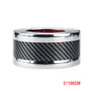 6PCS Car Styling Door Sill Protector Carbon Fiber Moulding Strip Trim Front cvb