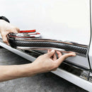 6PCS Car Styling Door Sill Protector Carbon Fiber Moulding Strip Trim Front cvb