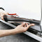 6PCS Car Styling Door Sill Protector Carbon Fiber Moulding Strip Trim Front cvb