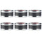 6PCS Car Styling Door Sill Protector Carbon Fiber Moulding Strip Trim Front cvb