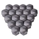 40PCS Wheel Lug Nut Center Cover Grey 21mm Bolt Cap Dust Cover & Removal Tool