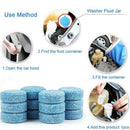 80PCS Auto Glass Water Wiper Fine Solid Concentration Effervescent Cleani FZG