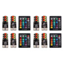4 Sets Flashing Remote License Plate Light ABS Orange Yellow Universal  UGO PKE