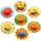 5pcs Painting Hat Straw Hats DIY Cap Beach Sun Hat Art Kindergarden Ki PSM