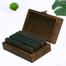 70pcs Alphabet Letter Number Wood Rubber Stamps Set Wooden Box Multi-purpo PHQ