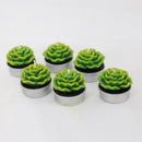 Succulent Cacti Candle Soap DIY Craft Plaster Home Use Light Supply Candle Plant