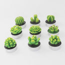 Succulent Cacti Candle Soap DIY Craft Plaster Home Use Light Supply Candle Plant