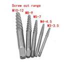 Screw Extractor 11x Broken Bolt Remover Drill Guide Set With Holder Fram CQP