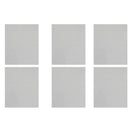 6PCS Privacy Window Film White Frosted Thicken Static Cling Vinly Opaque N NYI