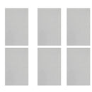 6PCS Privacy Window Film White Frosted Thicken Static Cling Vinly Opaque N NYI