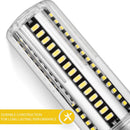 LED Corn Bulb Light Aluminum Lamp E27 96 Beads 25w5736 Marine Light Bulb ert