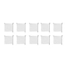 10Pcs 30x45cm Sublimation Blank Polyester Lawn Garden Flags Parade Ban LOW