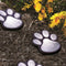4 Solar Dog Animal Paw Print Lights Garden Statue Lantern LED Path Light Lamp sf