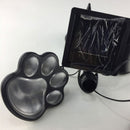 4 Solar Dog Animal Paw Print Lights Garden Statue Lantern LED Path Light Lamp