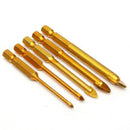 5pcs 3/4/6/8/10mm Hex Ti Porcelain Spear Head Ceramic Tile Glass Drill Bits ert