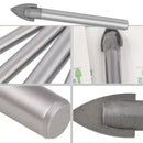 10pcs 6mm Carbide Spear Head Tip Drill Bit Set For Glass Plastic Tile Ceramic vb