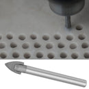 10pcs 6mm Carbide Spear Head Tip Drill Bit Set For Glass Plastic Tile Ceramic vb