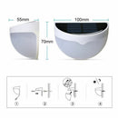 Solar Power Light Sensor 6LED Panel Lamp White Outdoor Wall Garden Water IUZ