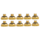 10PCS Brass Low Pressure Water Fog Mist Nozzle Misting Spray Sprinkler Hea IPZ